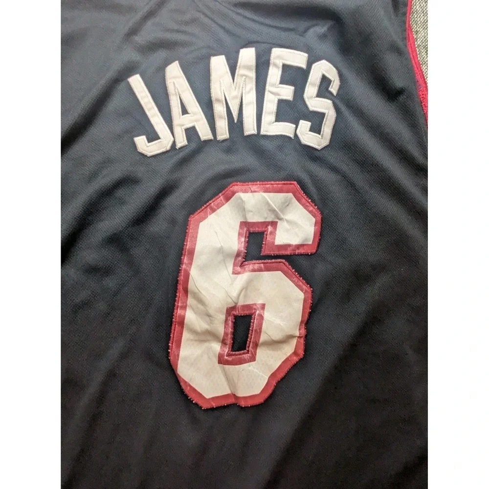 #6 LeBron James Miami Heat‎ Adidas NBA Basketball Jersey Youth XXL Basketball
